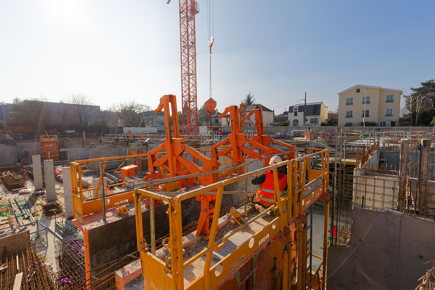 PHOTOS – Les travaux du futur complexe sportif Jean-Jaurès