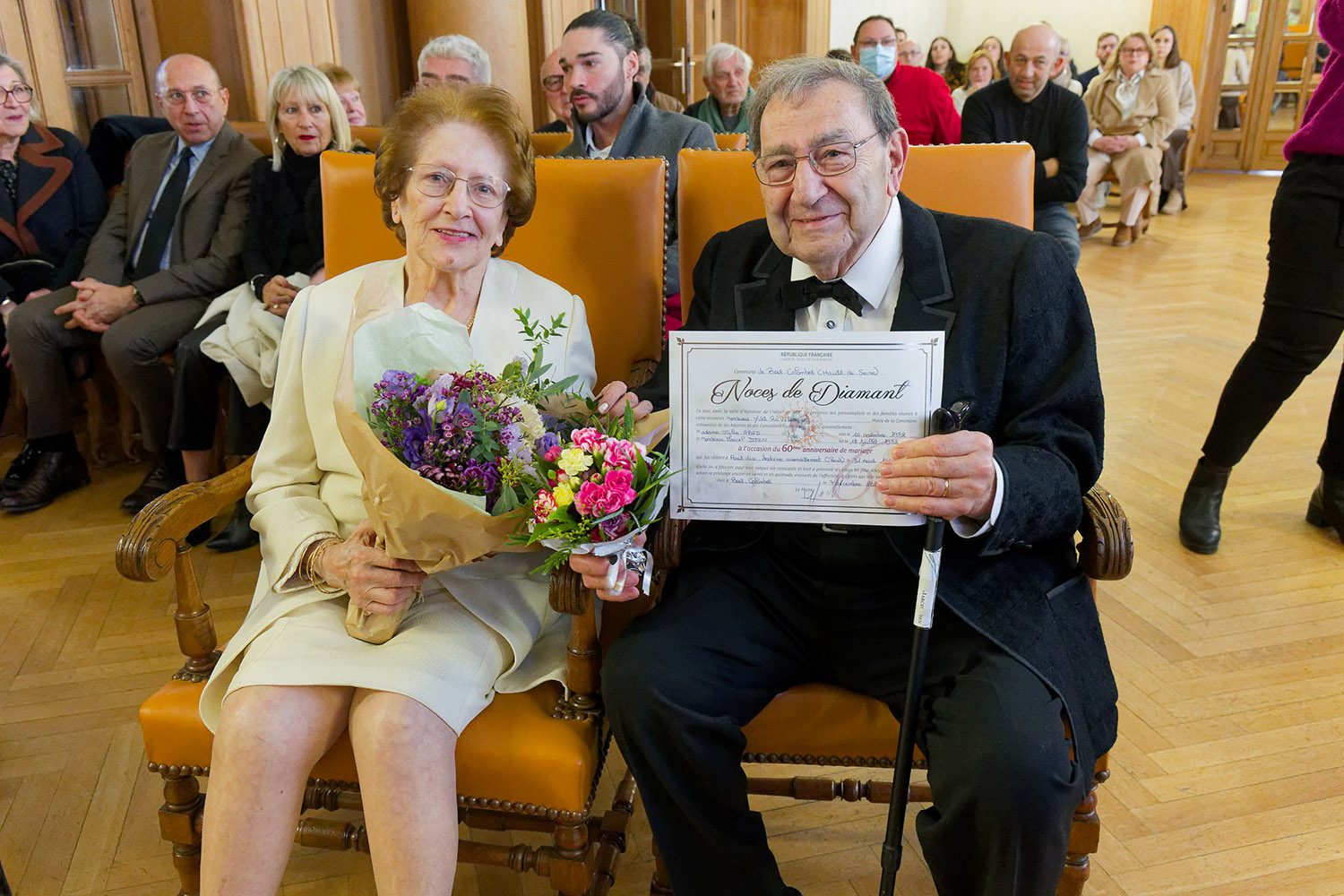 PHOTOS : CÉRÉMONIE DES NOCES D’OR ET DE DIAMANT 2024