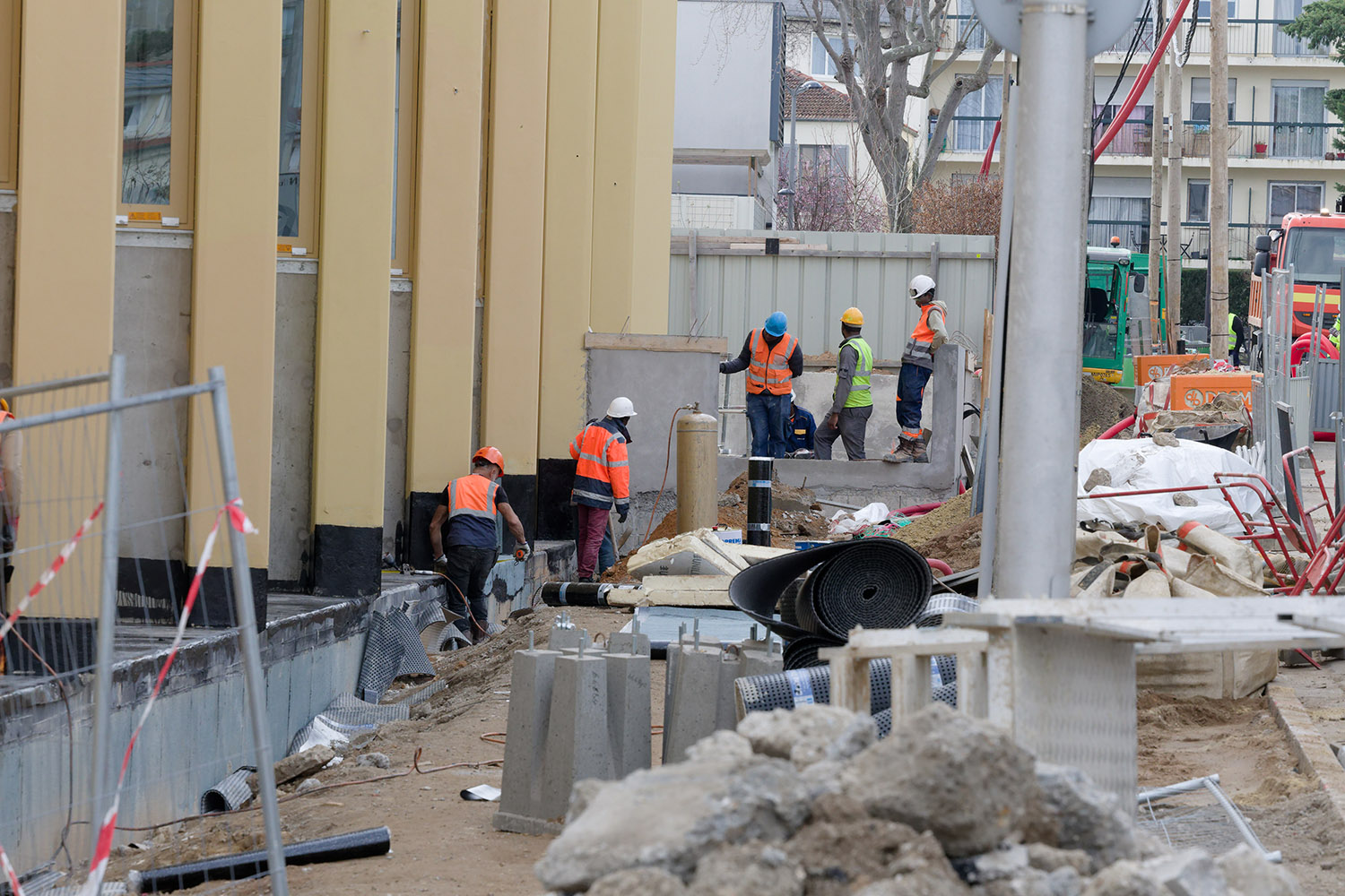 PHOTOS – LES TRAVAUX DU FUTUR COMPLEXE SPORTIF CHARLES-COSTE