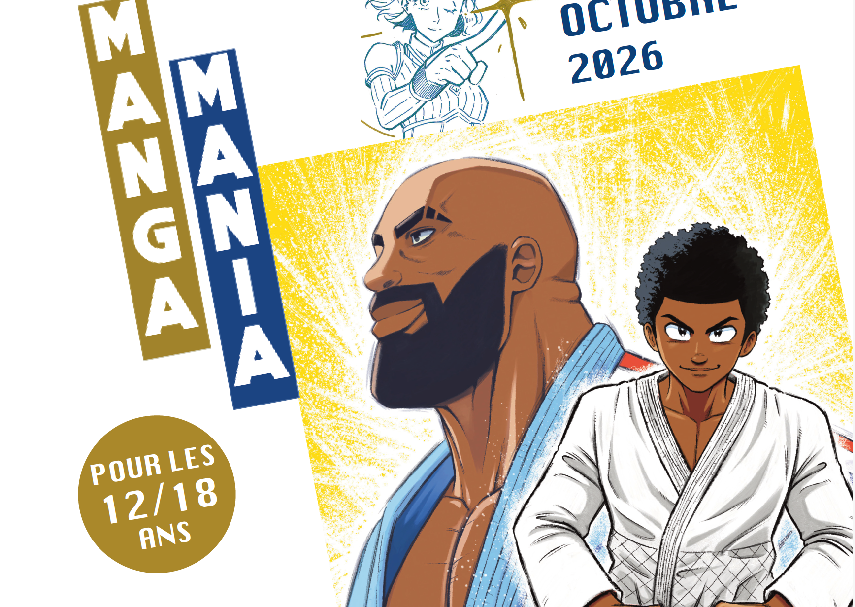 DÉDICACE DU MANGA DE TEDDY RINER “Hajime !” À LA MÉDIATHÈQUE